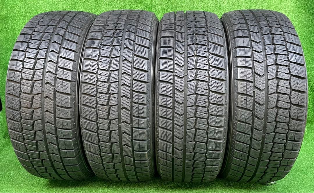 215/55R16 ダンロップWM02スタッドレス 4本 22年製 アルファード