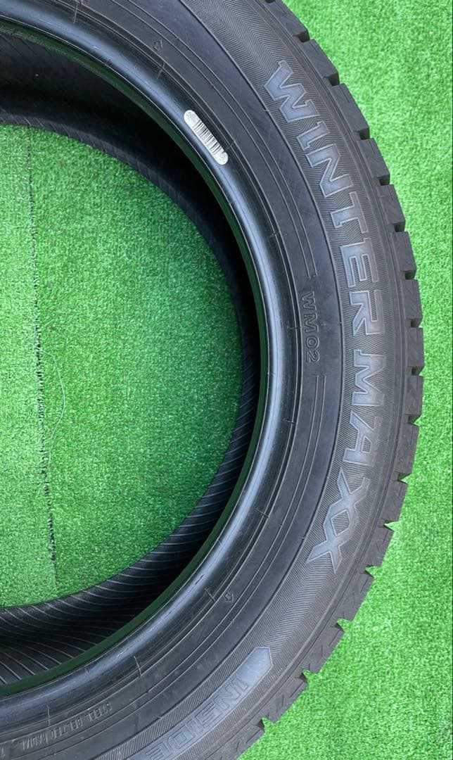 215/55R16 ダンロップWM02スタッドレス 4本 22年製 アルファード