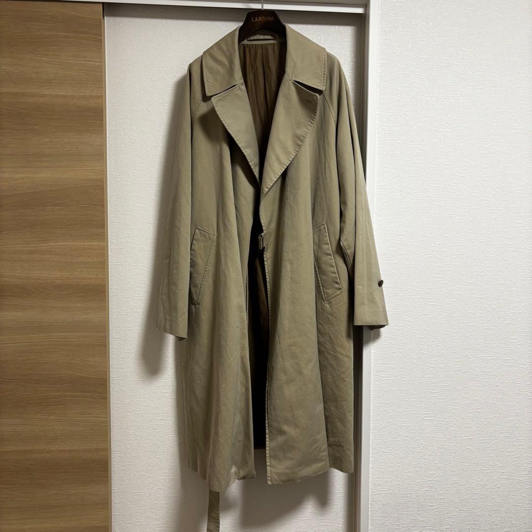 【名作良品】COMOLI 21SSウォッシュドタイロッケンコート 3