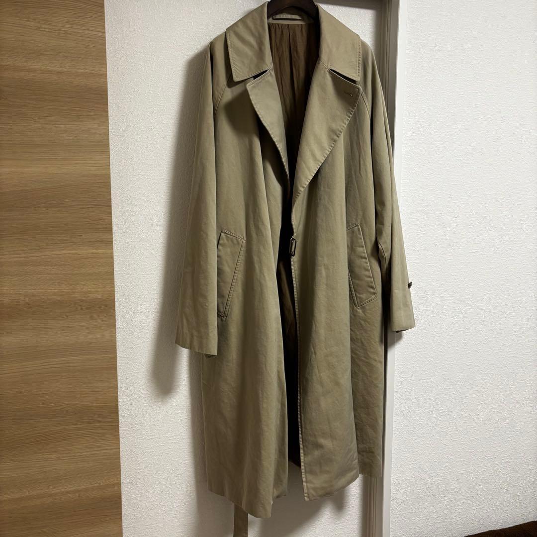 【名作良品】COMOLI 21SSウォッシュドタイロッケンコート 3