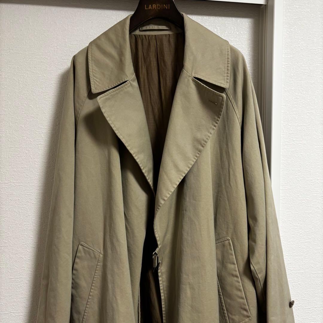 【名作良品】COMOLI 21SSウォッシュドタイロッケンコート 3