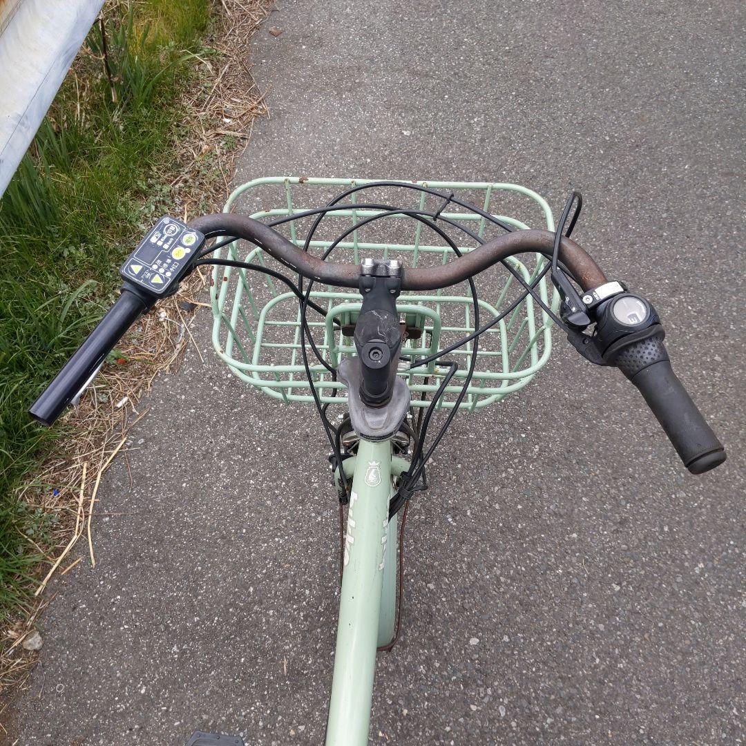 [789]送料無料 ブリヂストン Bikke 電動自転車 バッテリー・充電器なし