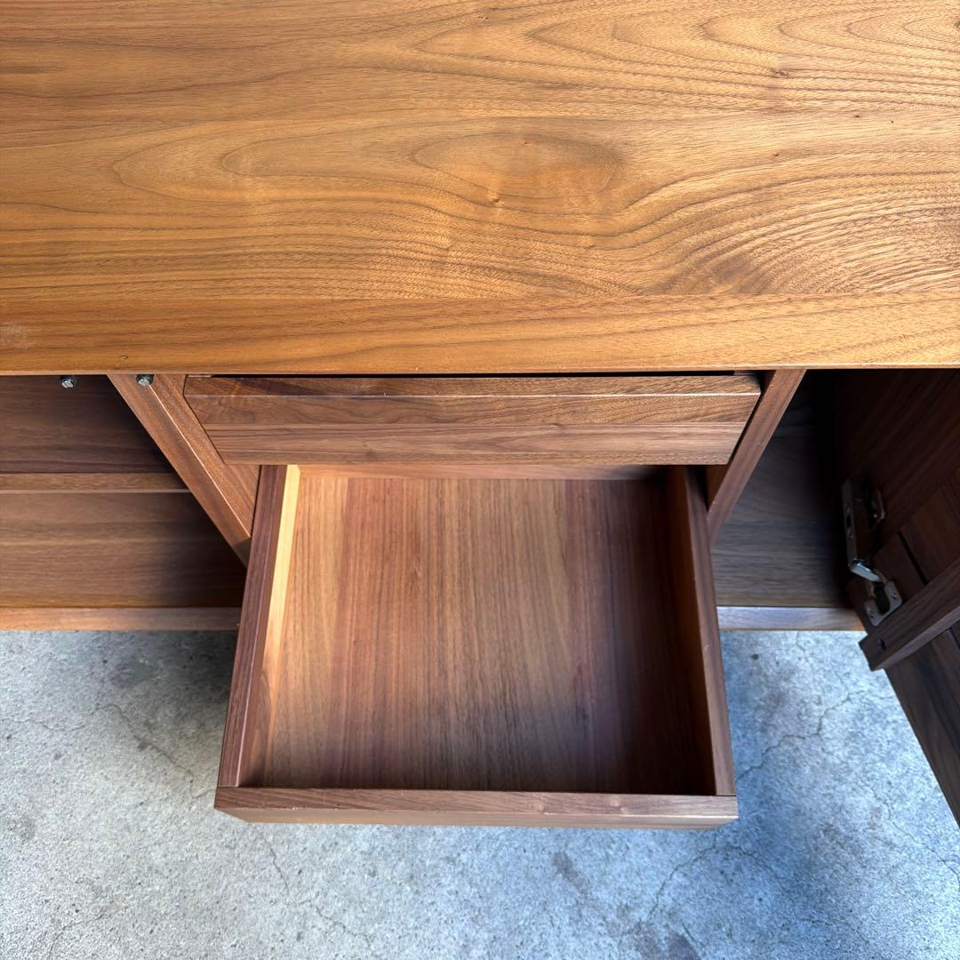 カリモク テレビボード ソリッドボード 無垢ウォールナット