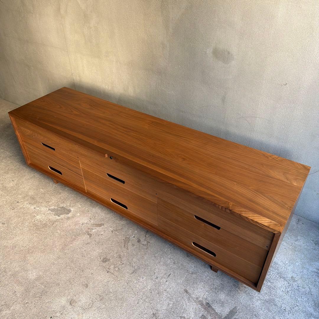 カリモク テレビボード ソリッドボード 無垢ウォールナット