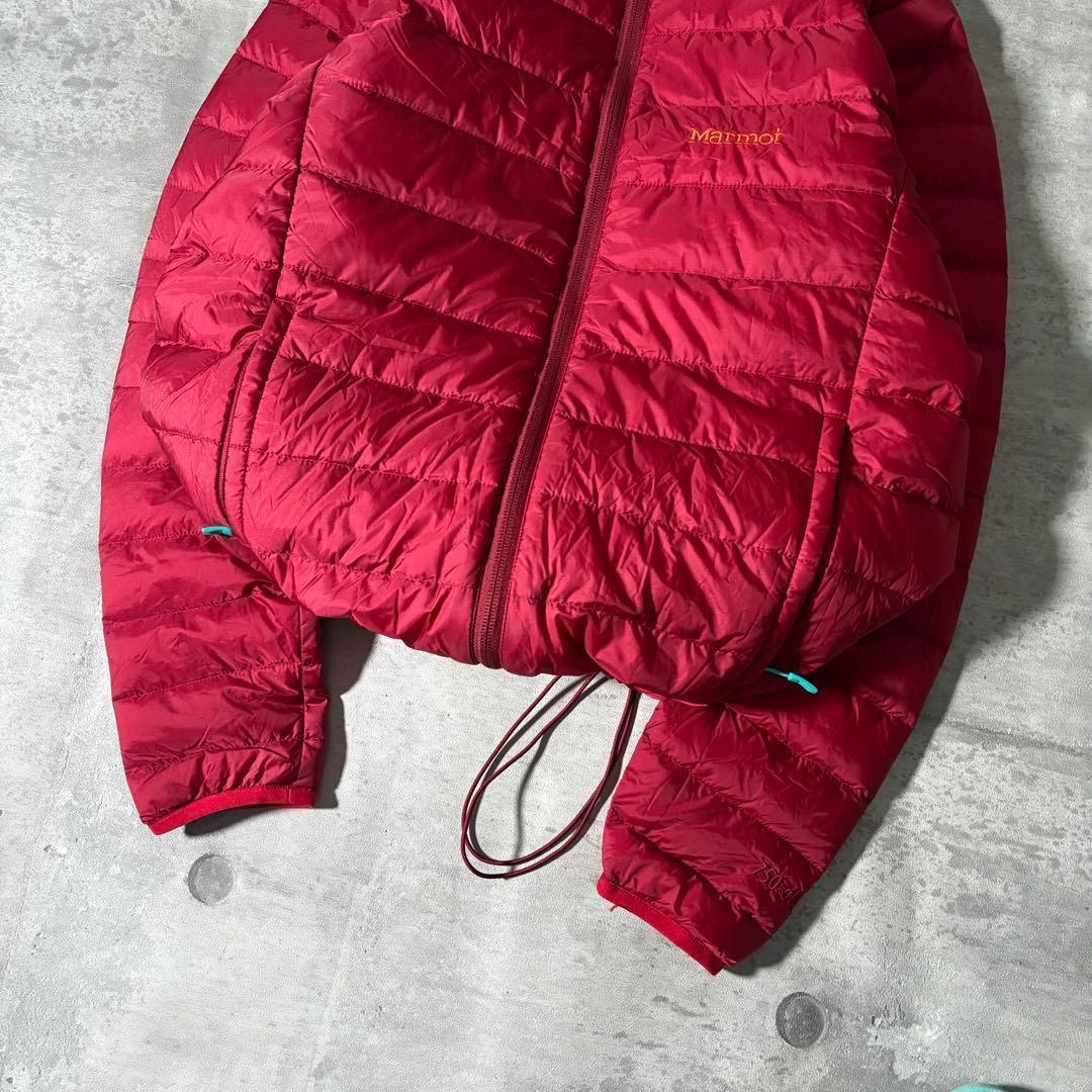 Marmot パフジャケット ダウン 短丈 ドローコード 750fill y2k