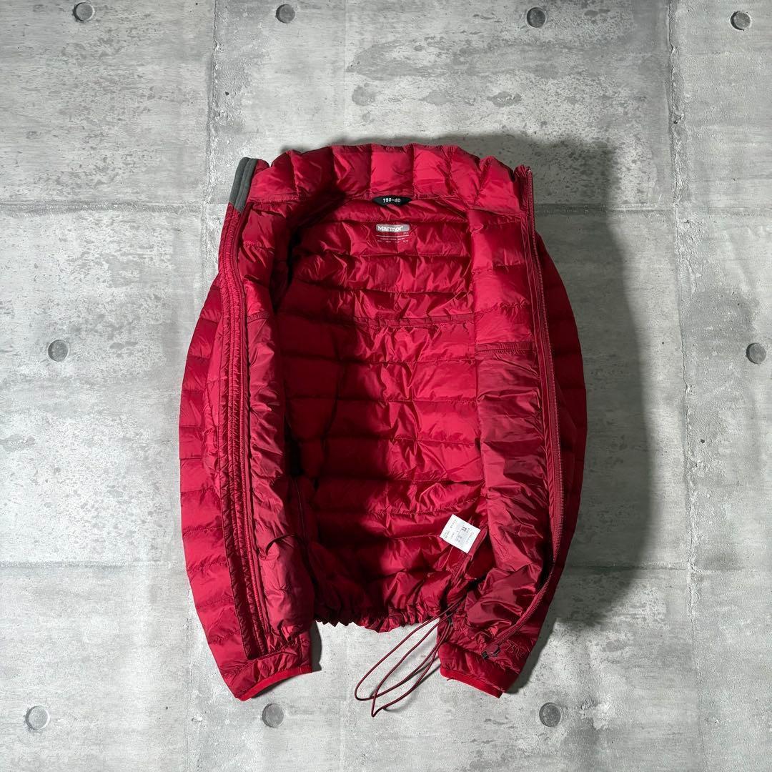 Marmot パフジャケット ダウン 短丈 ドローコード 750fill y2k