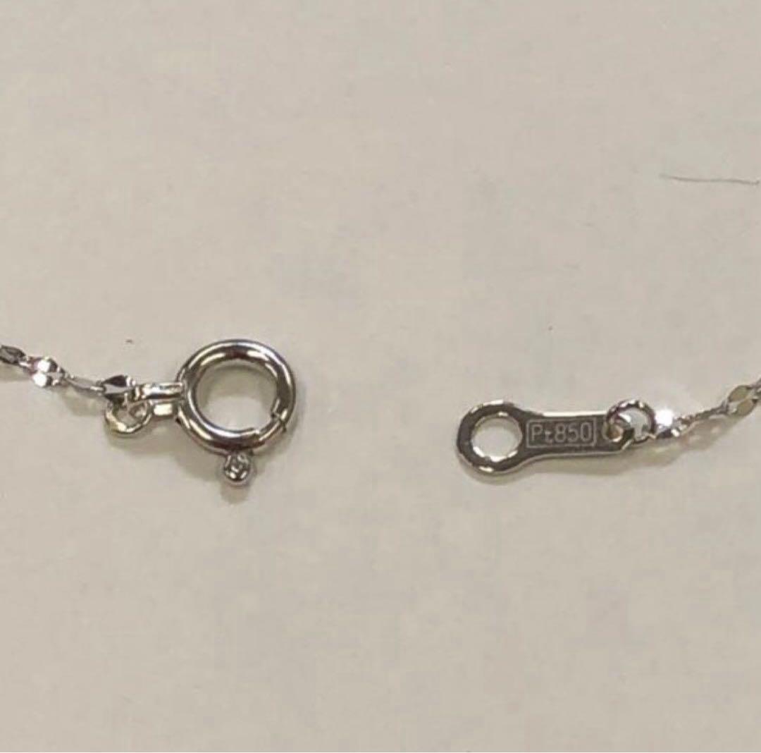 日曜日まで出品　pt850 ペタルチェーンブレスレット　17cm Mサイズ