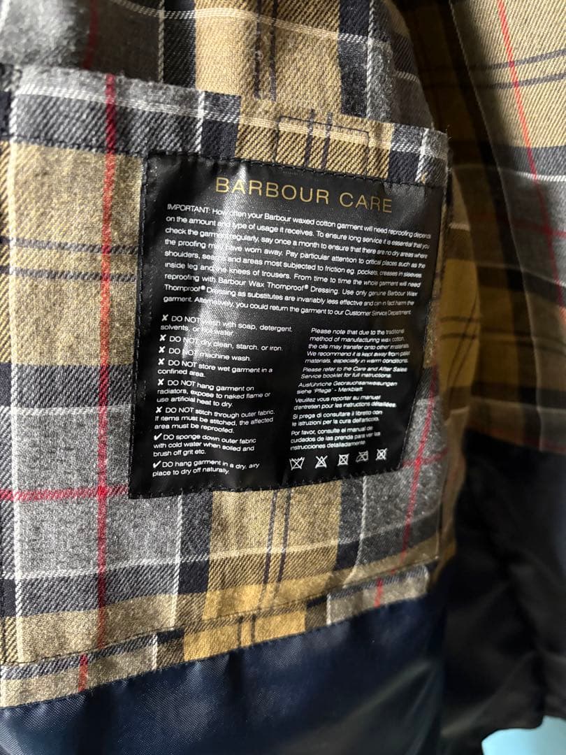 Barbour BEDALE サイズ40 ネイビー