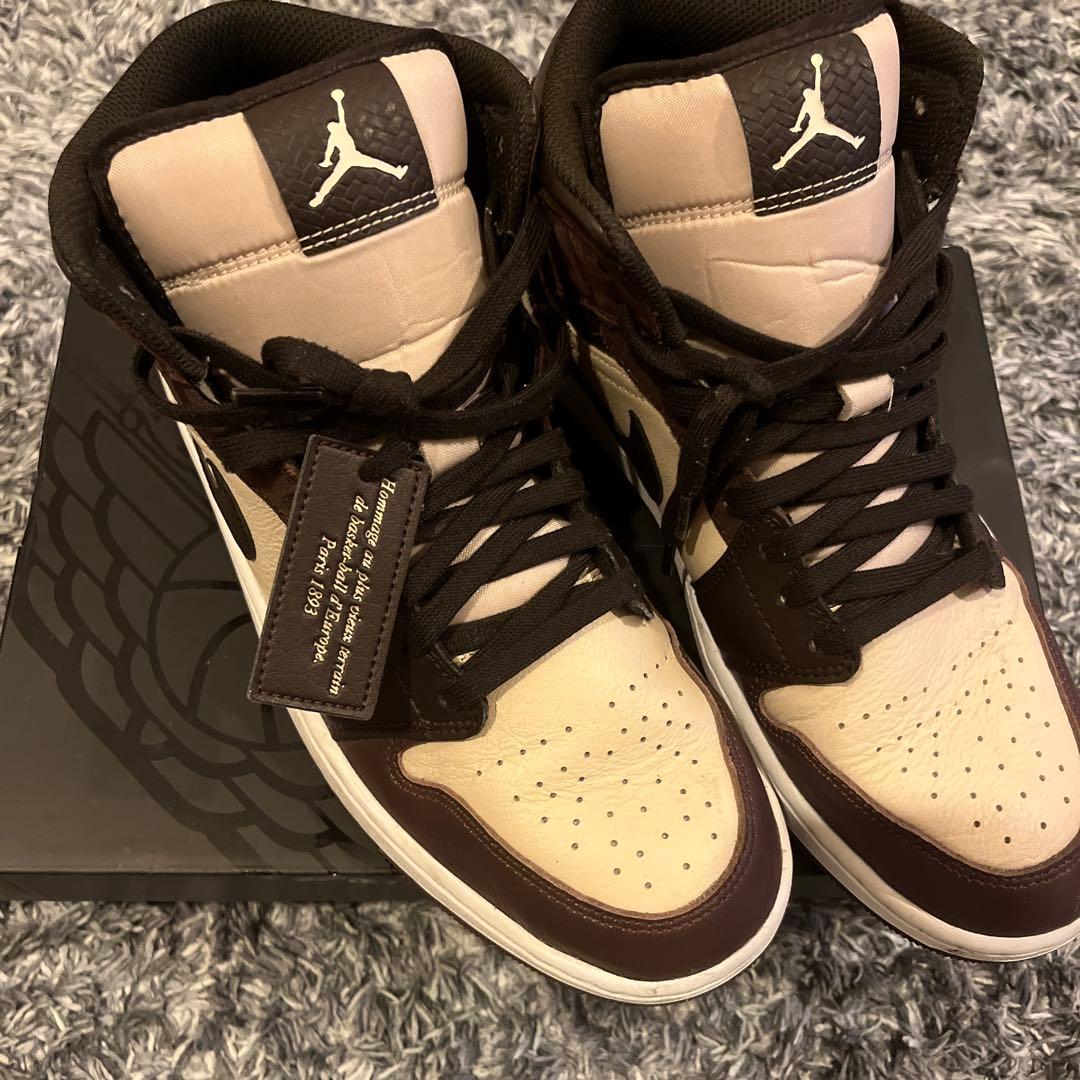 Air Jordan 1 ベージュ/ブラウン 認証カード付き