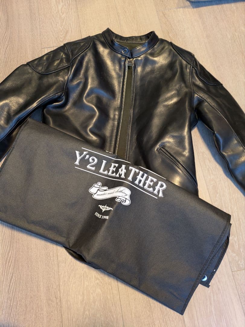 Y'2 LEATHER/ワイツーレザー　ライダージャケット　38