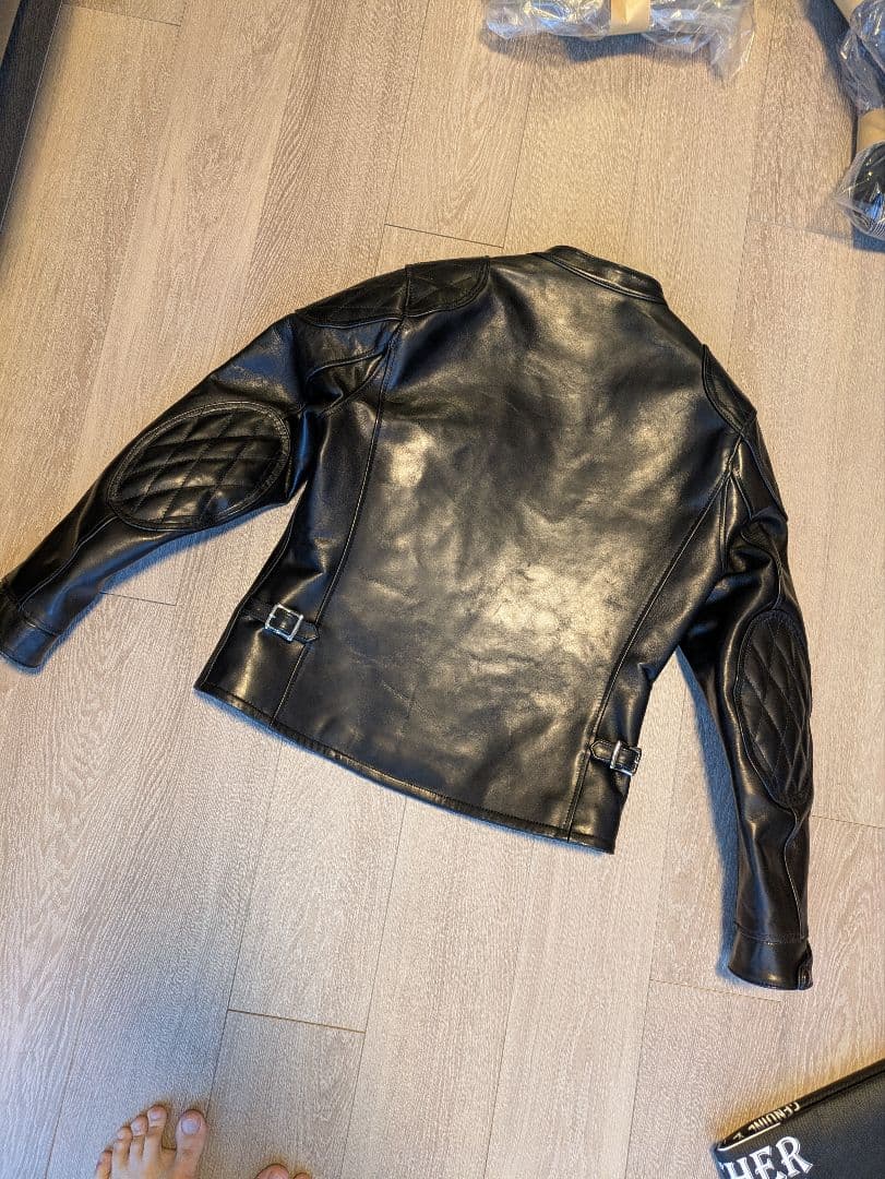 Y'2 LEATHER/ワイツーレザー　ライダージャケット　38