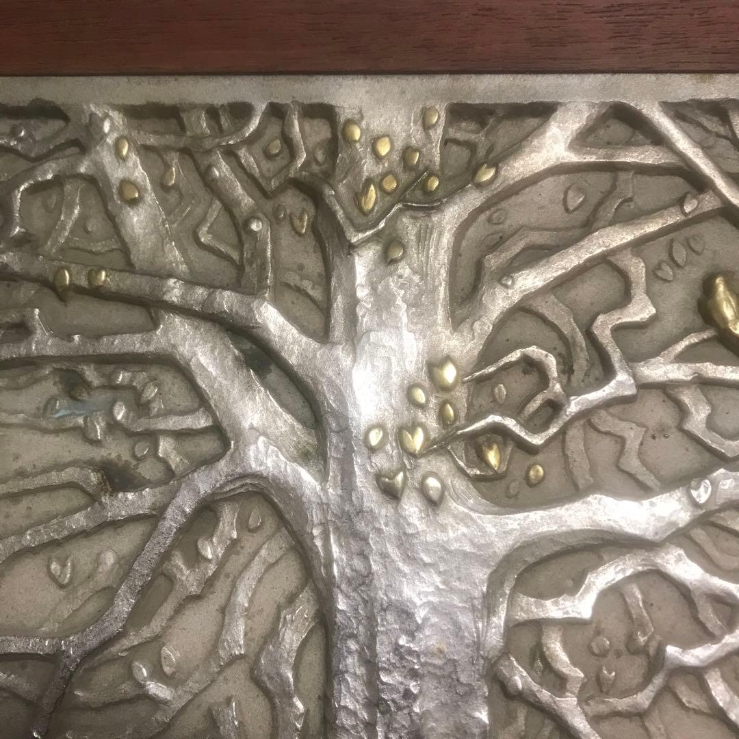 銀座和光　WAKO 東山魁夷　彫刻木箱　中古