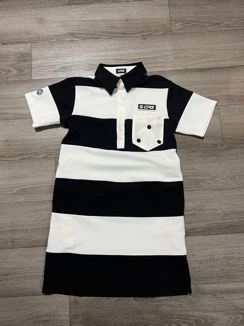 CPG 黒白ストライプ ワンピース