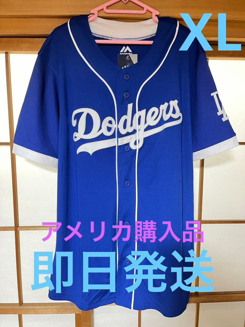 ドジャース MLB メジャーリーグ ベースボールシャツ ゲームシャツ