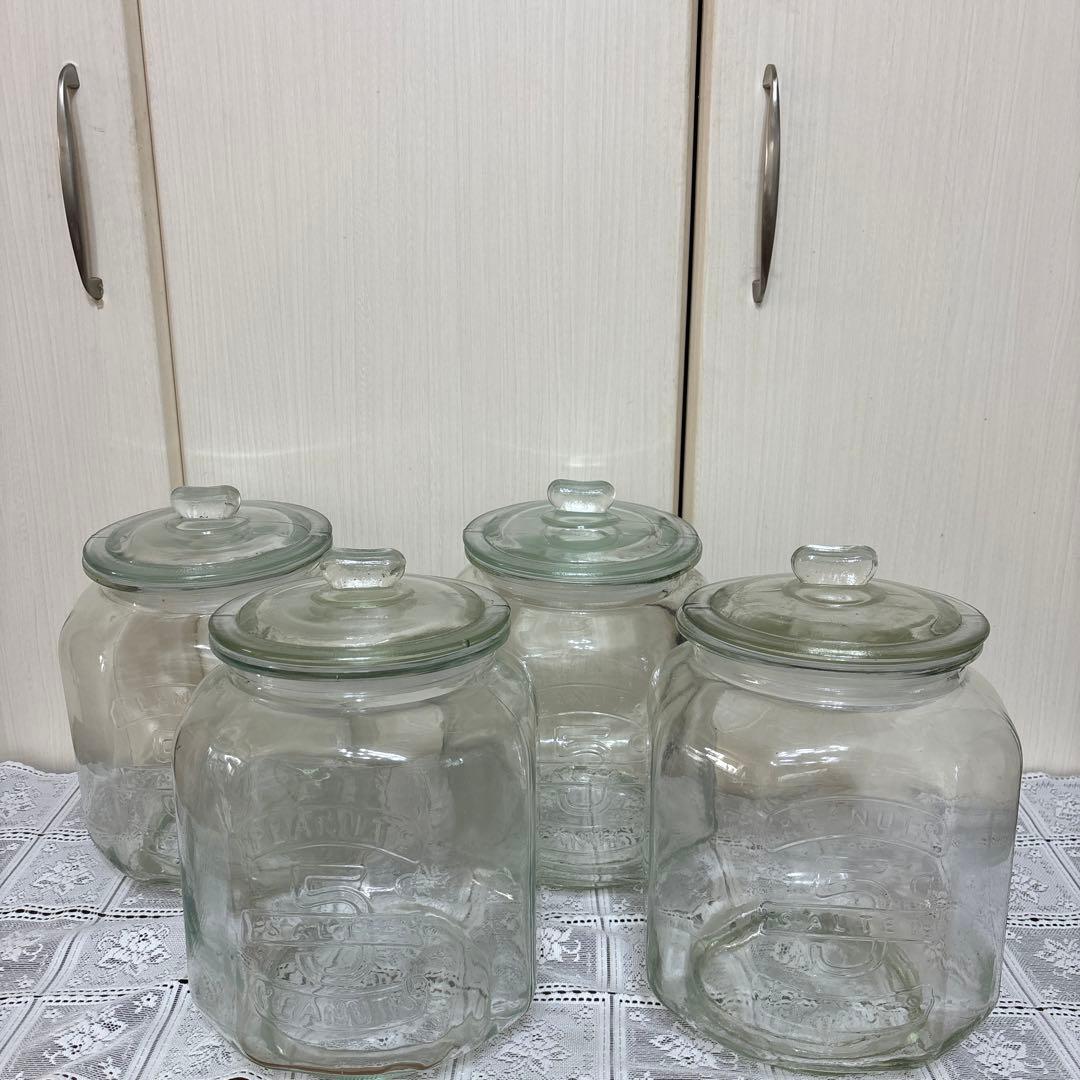 ガラス瓶４個セット