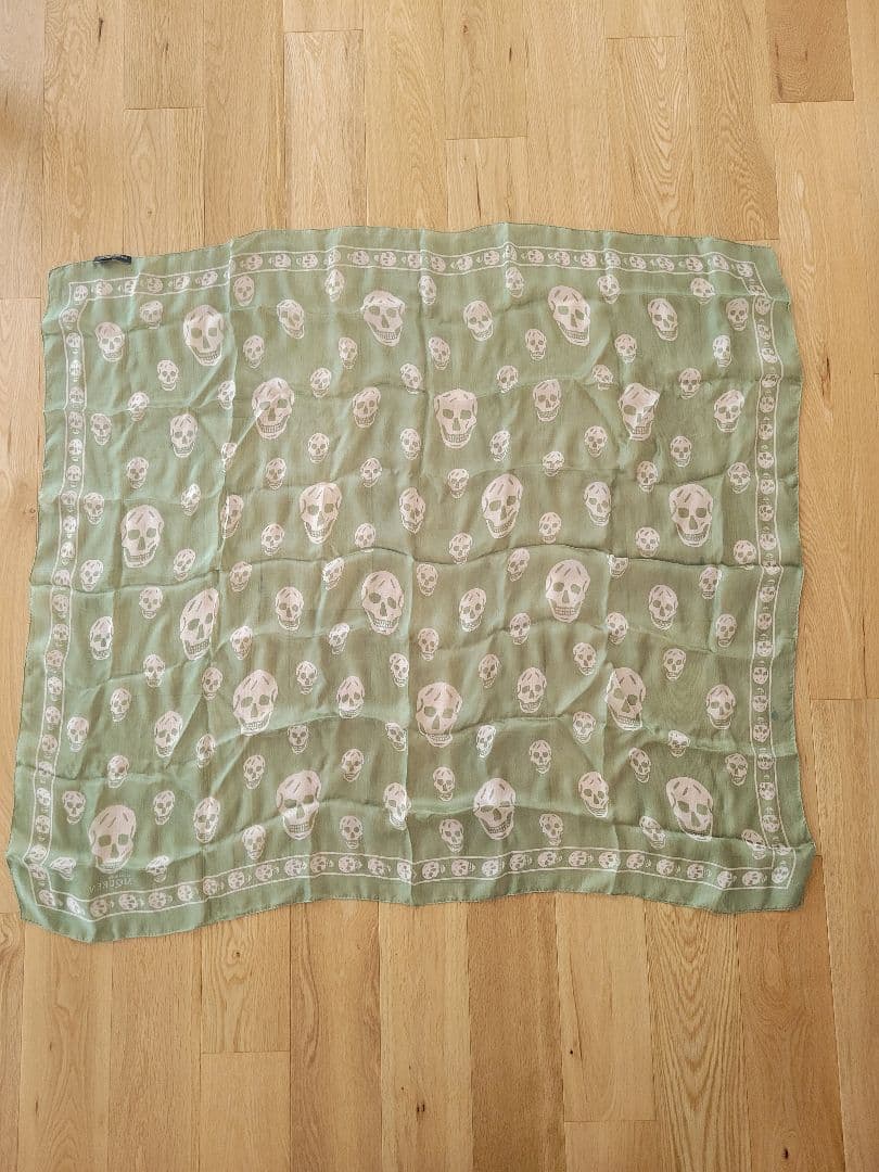 MRB アレキサンダーマックイーン スカーフ スカル