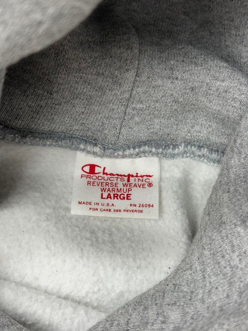 【赤単タグ】USA製Champion Reverse weaveパーカー L