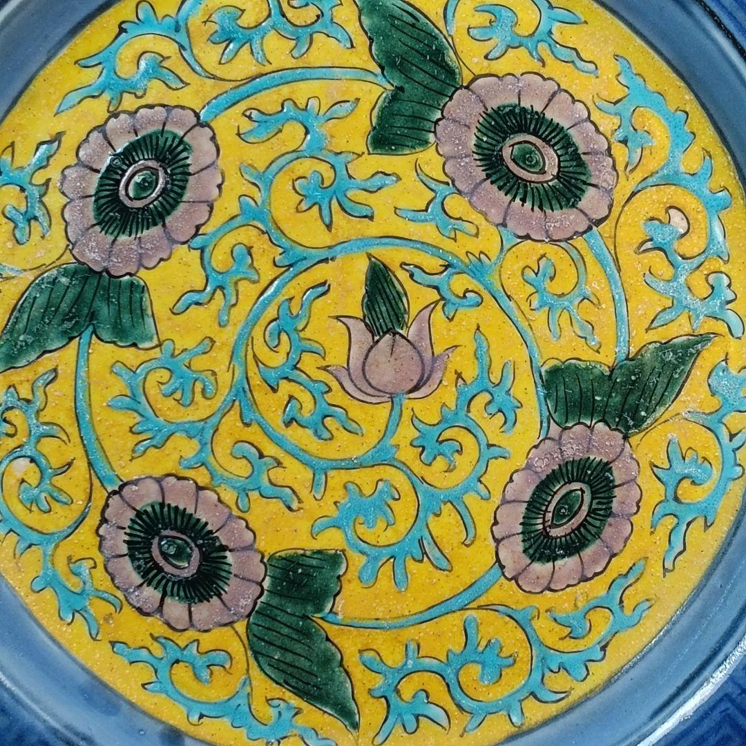 166 中皿 ３枚セット 印判皿 染付皿 伊万里焼 アンティーク 時代物 器