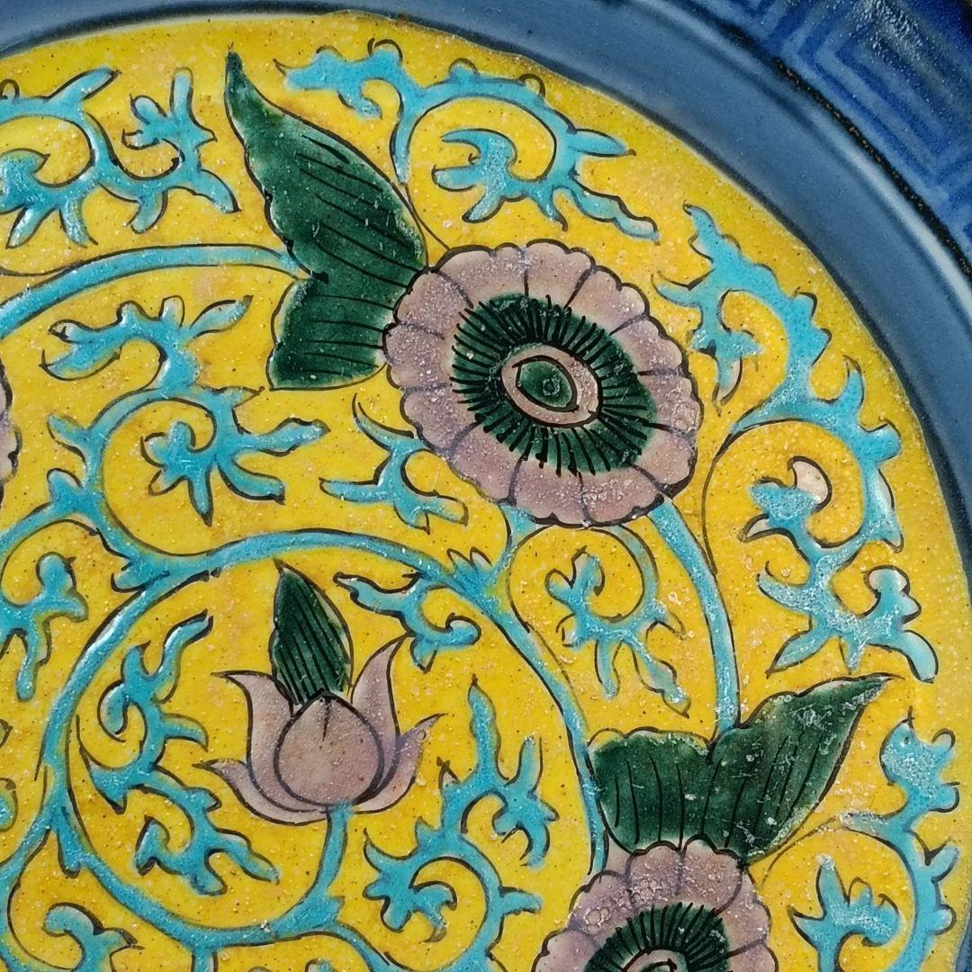 166 中皿 ３枚セット 印判皿 染付皿 伊万里焼 アンティーク 時代物 器