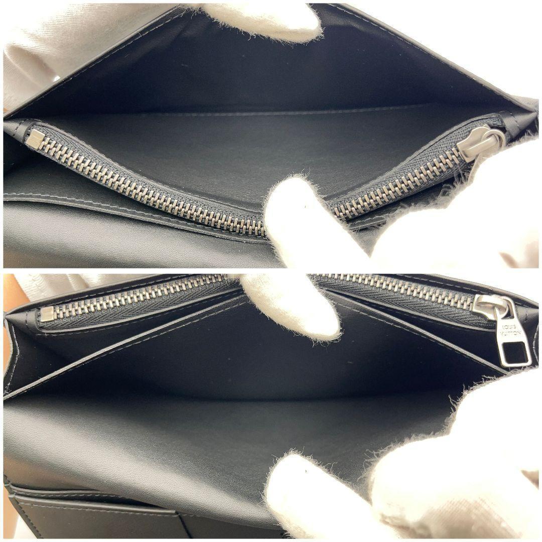 ✨新品同様✨ルイヴィトン ダミエ アンフィニ ポルトフォイユ ブラザ 長財布 黒