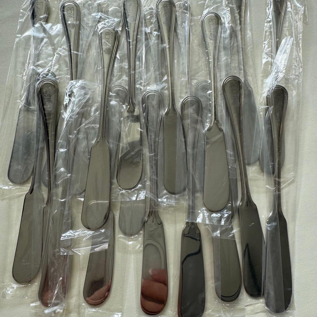 【新品未使用】ハローキティカフェレストラン　バターナイフ 25本セット 非売品