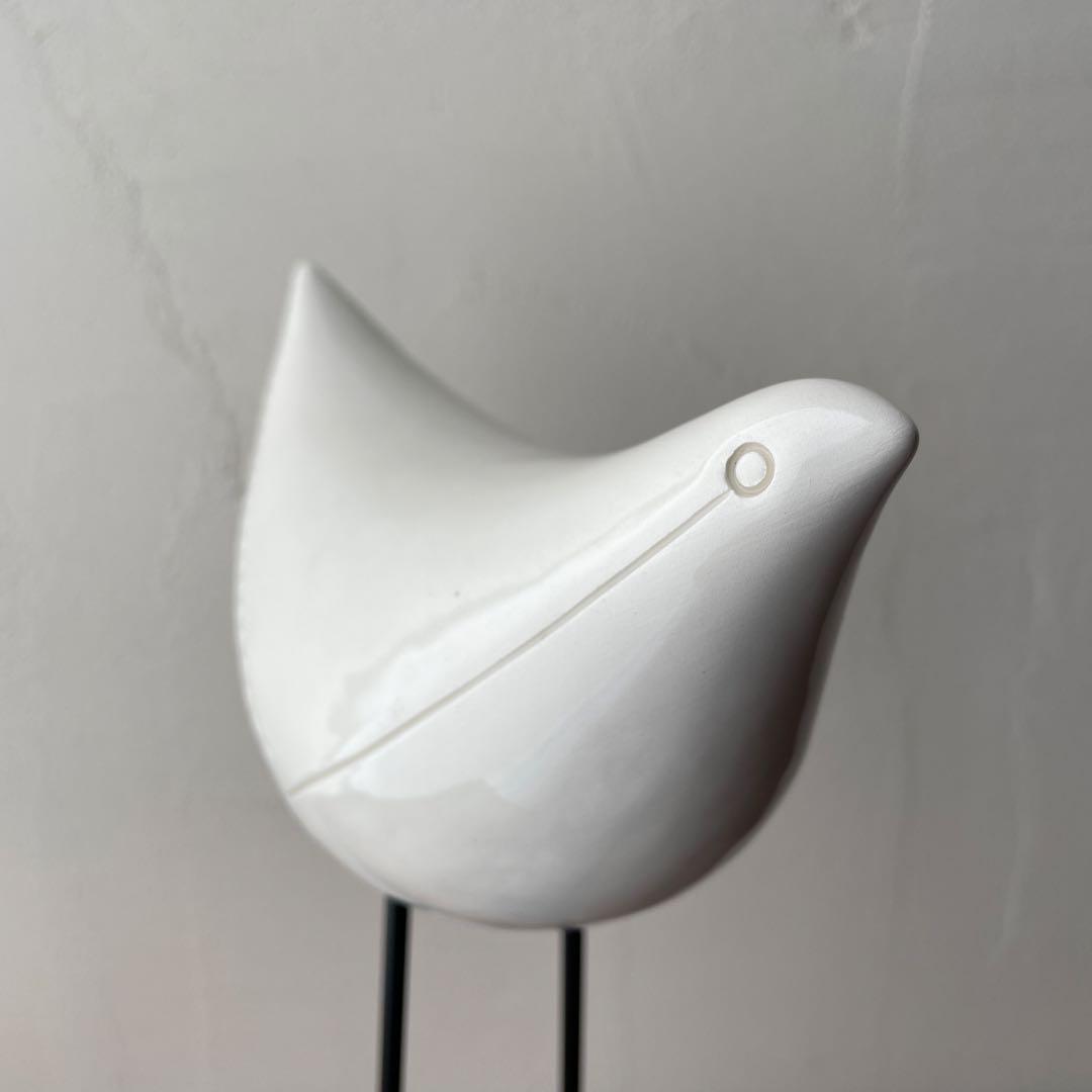 BITOSSI ビトッシ　イタリア製　バードオブジェ　白　ホワイト　シンプル