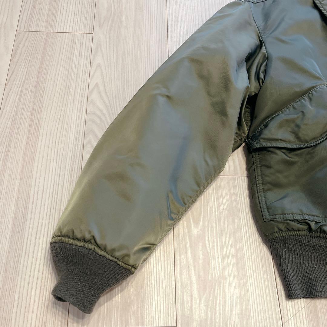 80s 米国製 アルファ CWU-45/P フライトジャケット 旧タグ 3本線