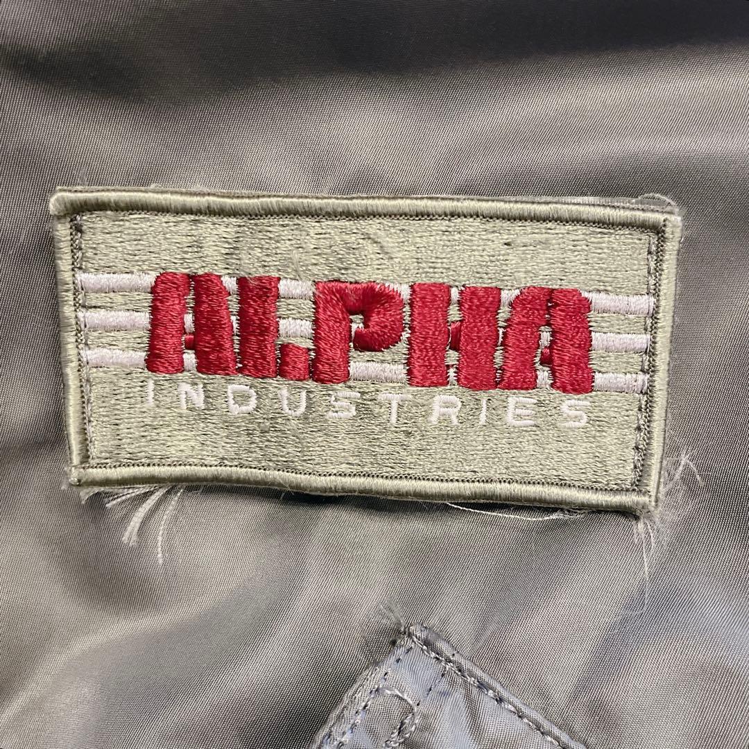 80s 米国製 アルファ CWU-45/P フライトジャケット 旧タグ 3本線