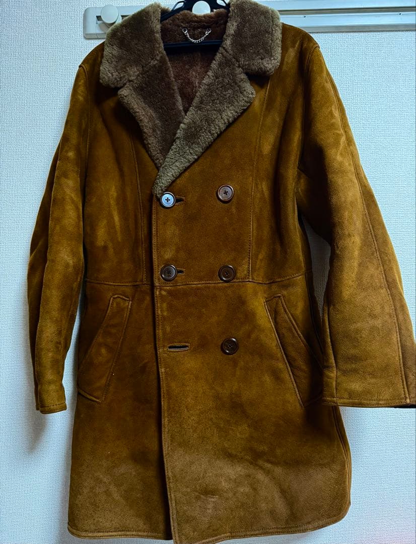 Morlands ムートンコート ダブル ブラウン イギリス製