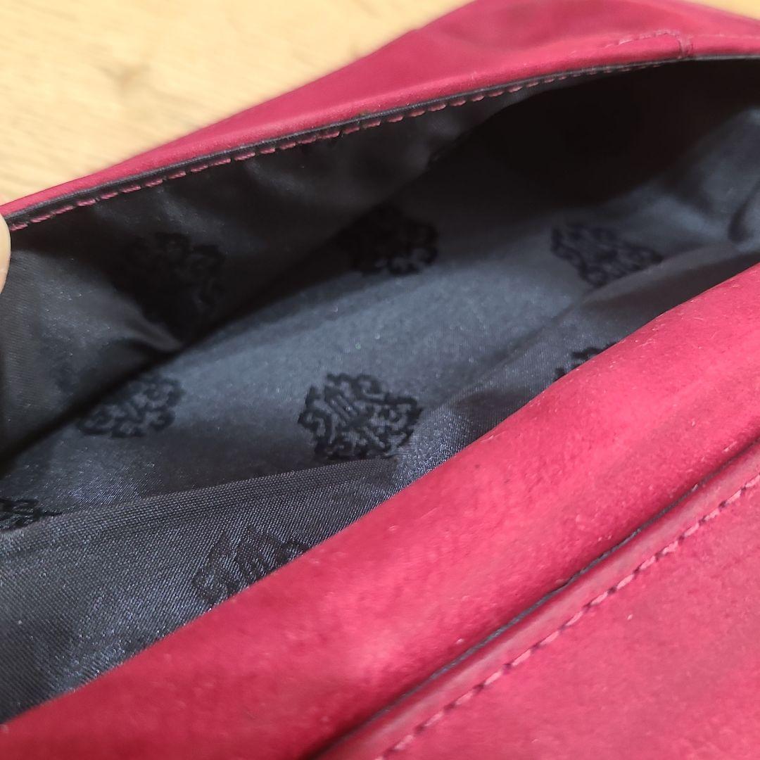 【クロムハーツ】ウェーブウォレット　レッド