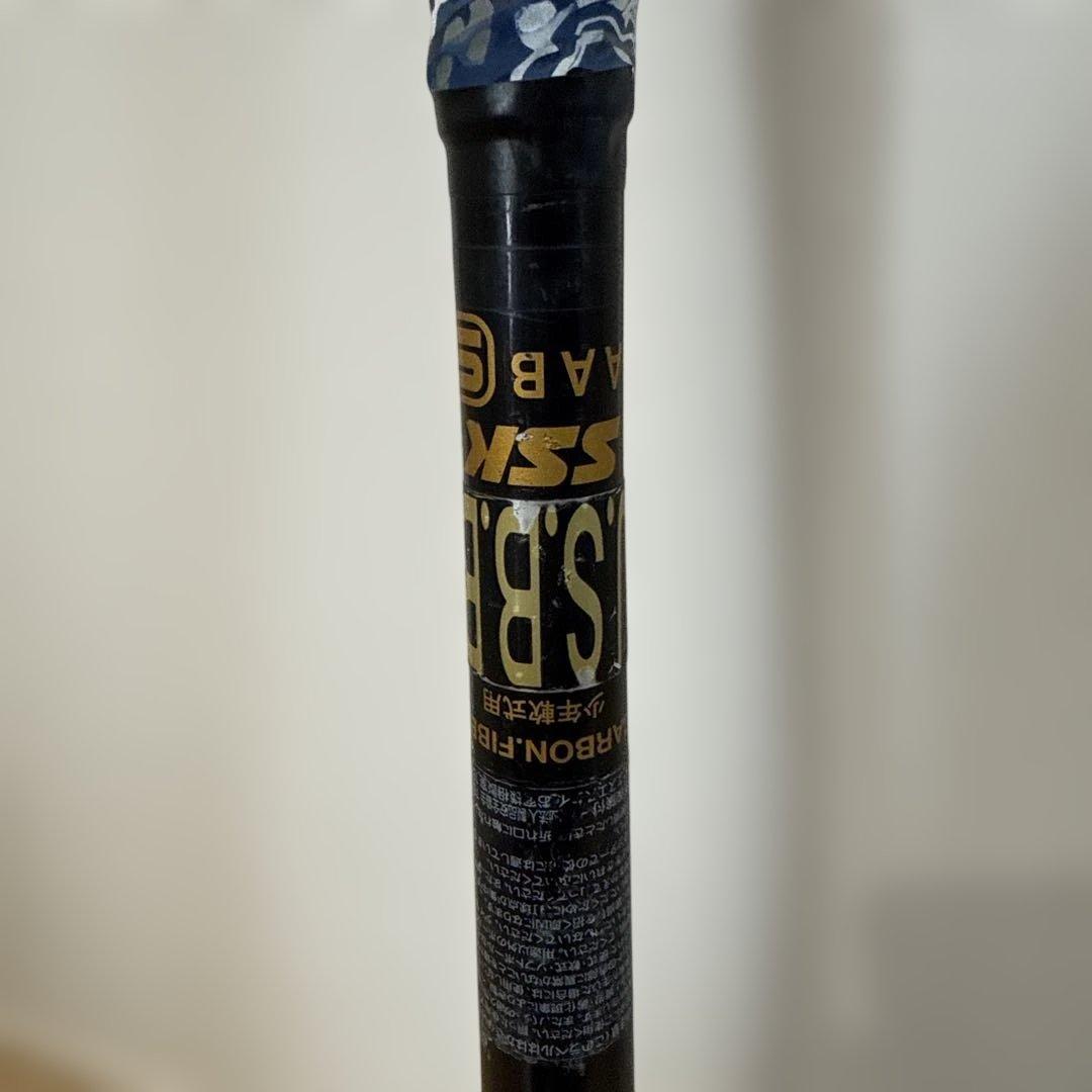 ミ*ド様 MM18 軟式バット 黒/青　573g 80cm