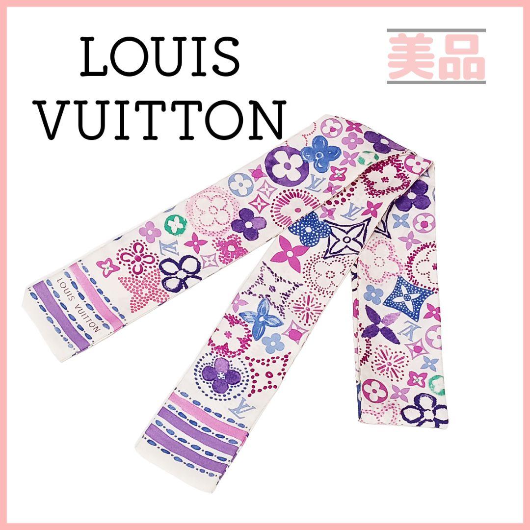 ルイヴィトン バンドー モノグラム パープル ピンク ホワイト フラワー