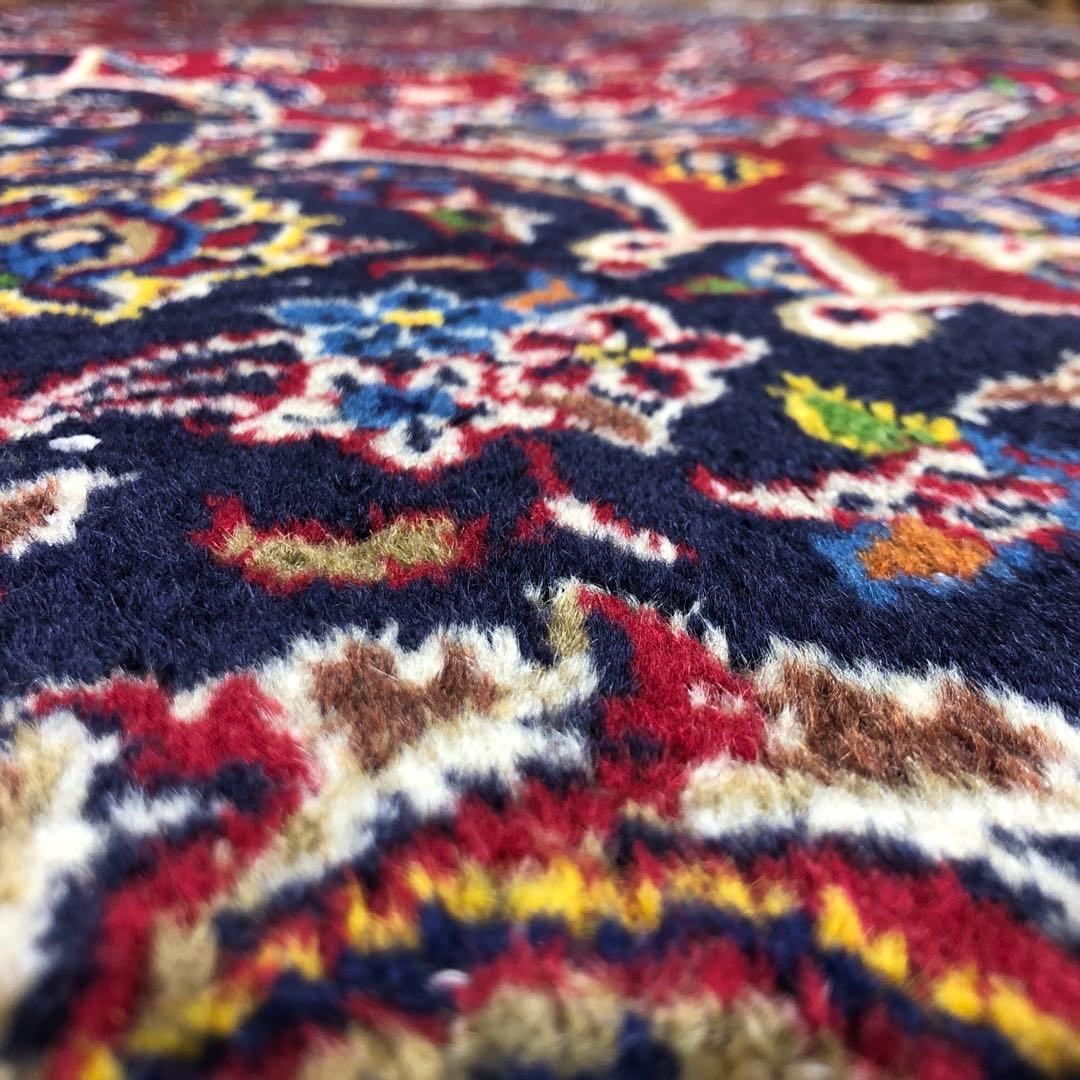 SALEペルシャ絨毯 ペルシャヴィンテージラグ 146x95 手織り オールド