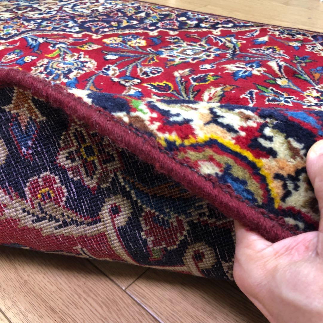 SALEペルシャ絨毯 ペルシャヴィンテージラグ 146x95 手織り オールド