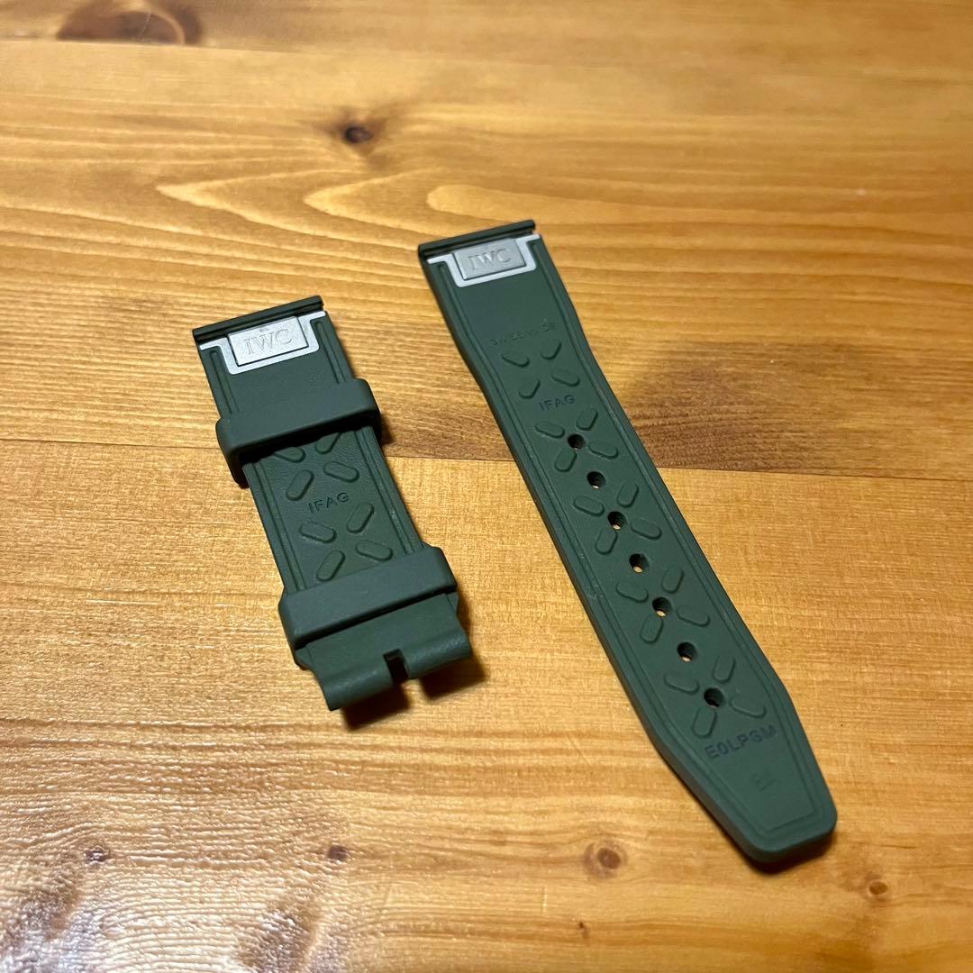 IWC EasX-CHANGE ラバーベルト オリーブグリーン
