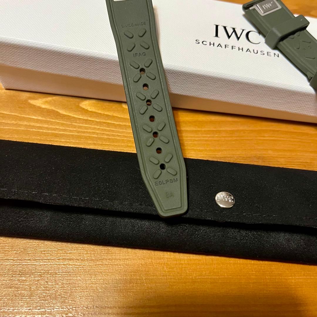 IWC EasX-CHANGE ラバーベルト オリーブグリーン