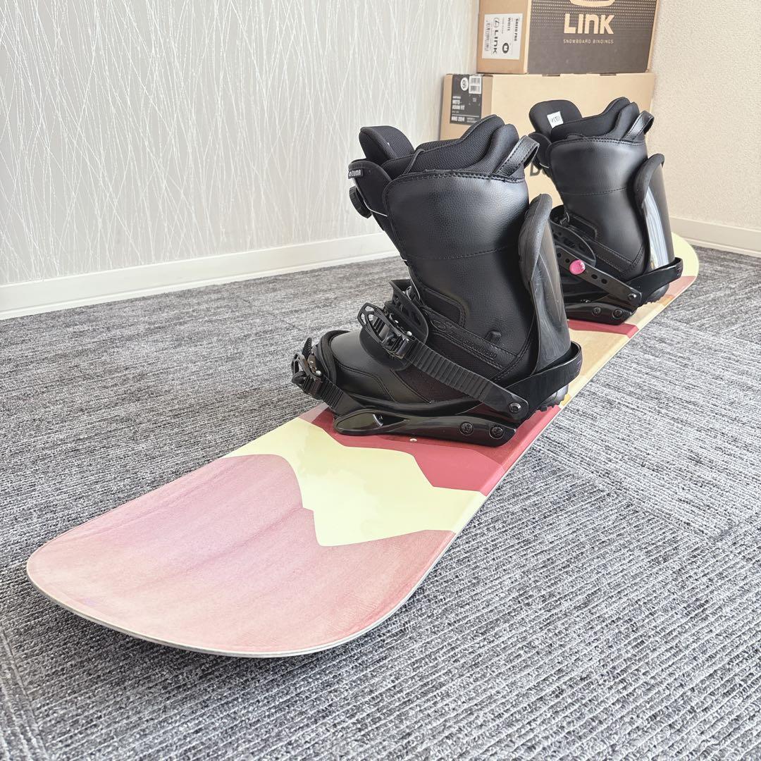 66美品❗️超豪華❗️コスミックサーフ レディース スノーボードセット★141cm
