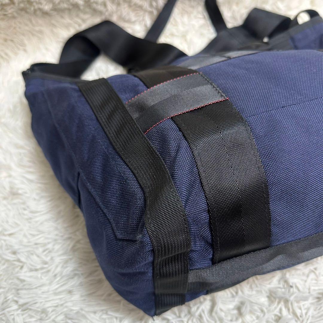 ブリーフィング BRIEFING トートバッグ 2way ショルダーバッグ 紺色