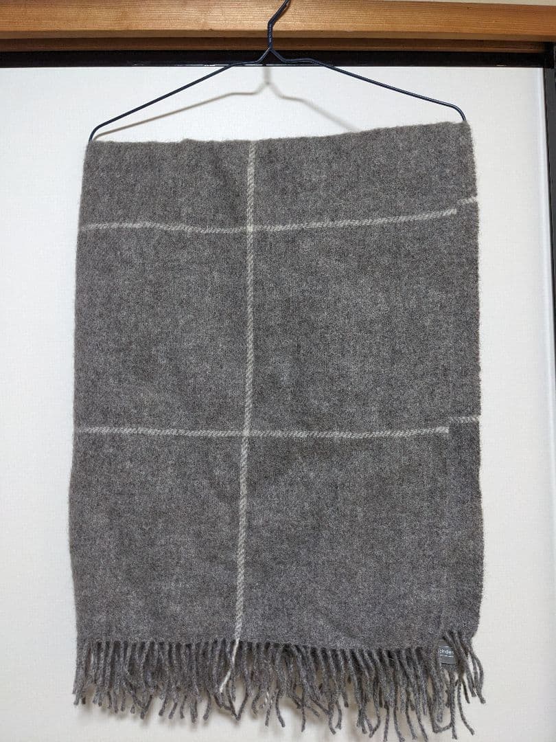 Silkeborg Uldspinderi　ウール　ブランケット　グレー　新品
