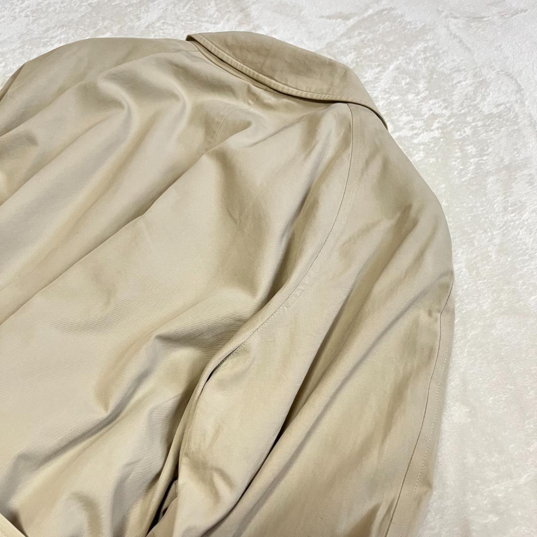 【極美品】バーバリー ステンカラーコート L ～ LL XL ライナー付き