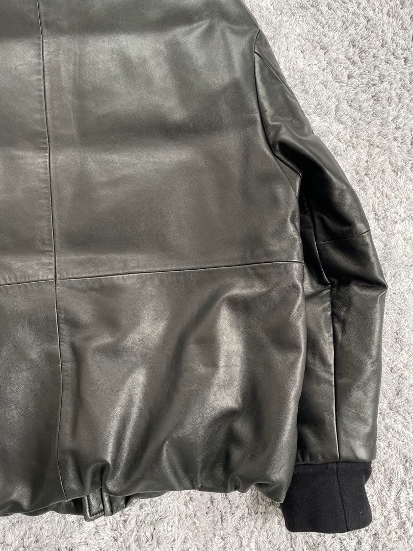 Donna Karan new york レザーダウンジャケット