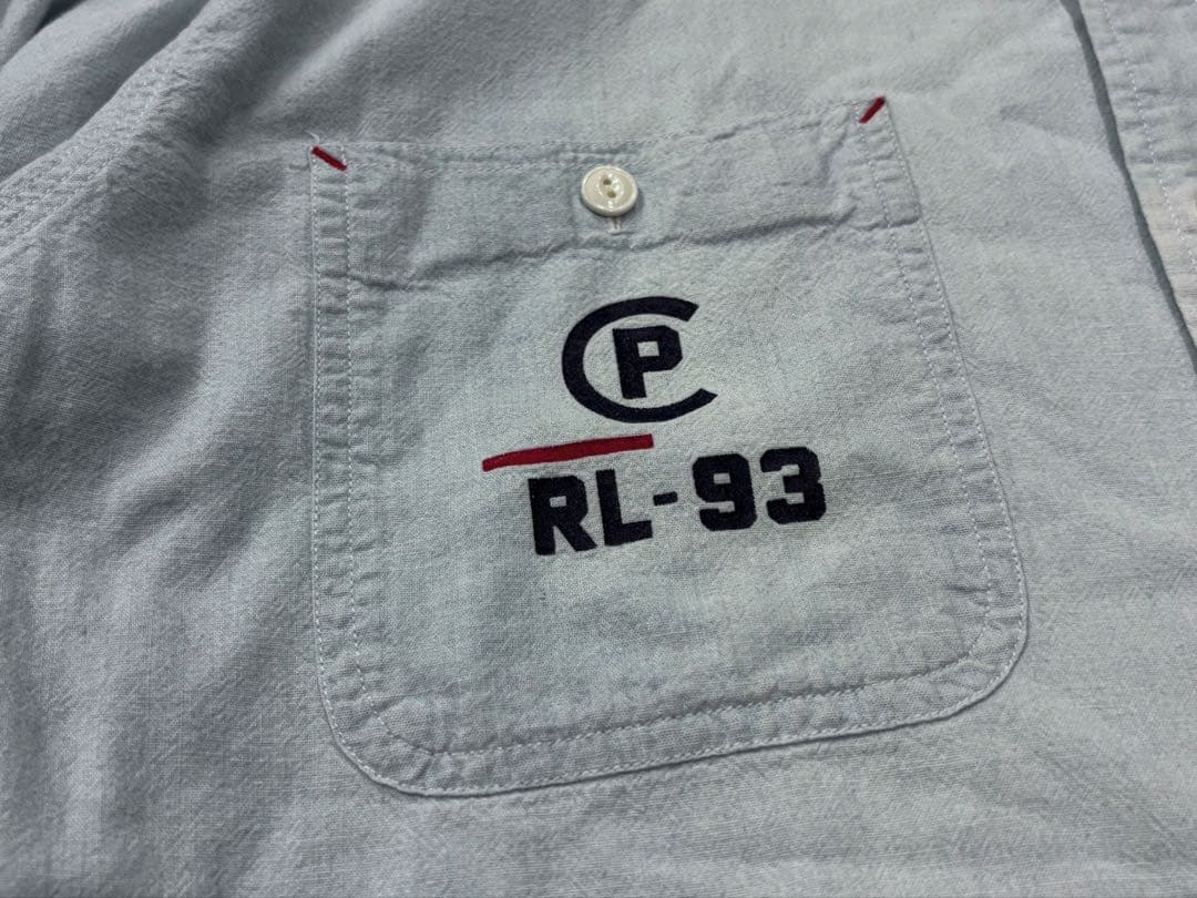 90s POLO Ralph Lauren RL-93 シャンブレー シャツ