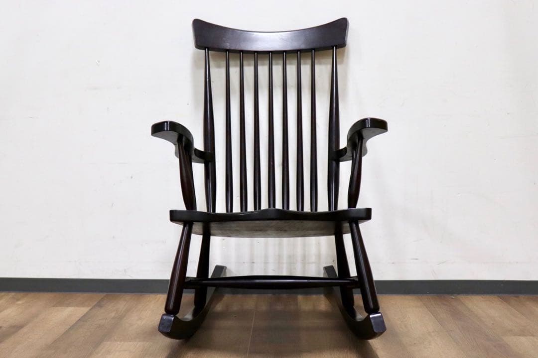 GMIK115○樺材 和モダン ロッキングチェア 揺り椅子 チェア 椅子