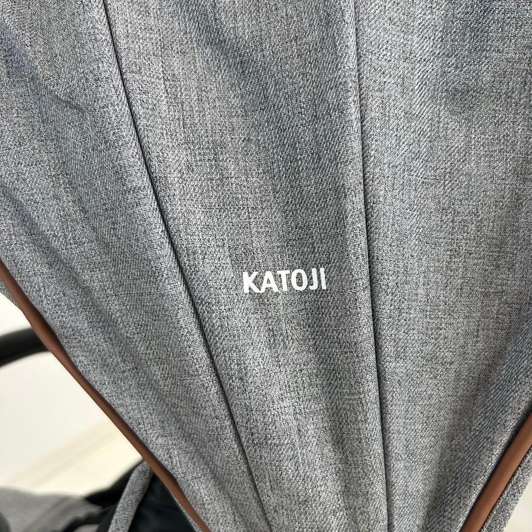 【美品】KATOJI ベビーカー 2-Seater（グレー）　リアシート付き
