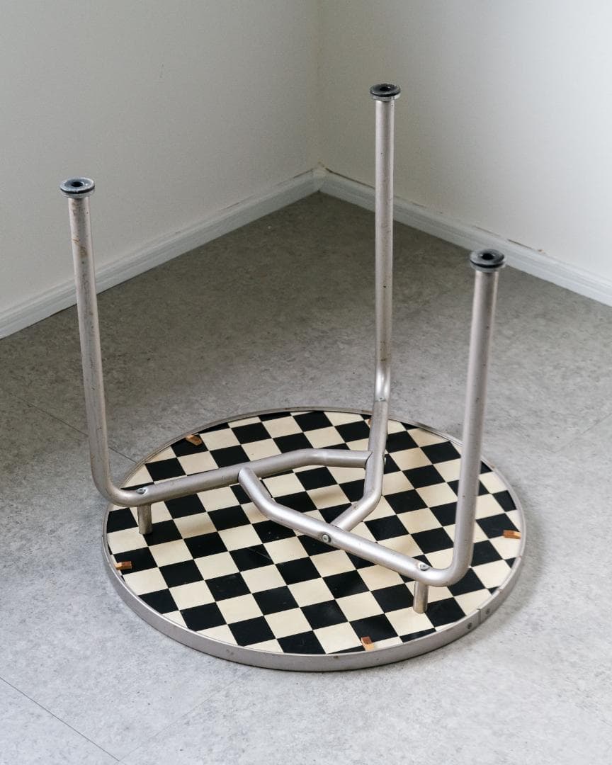 80s ヴィンテージ ラウンドテーブル　アメリカンレトロ　モダン