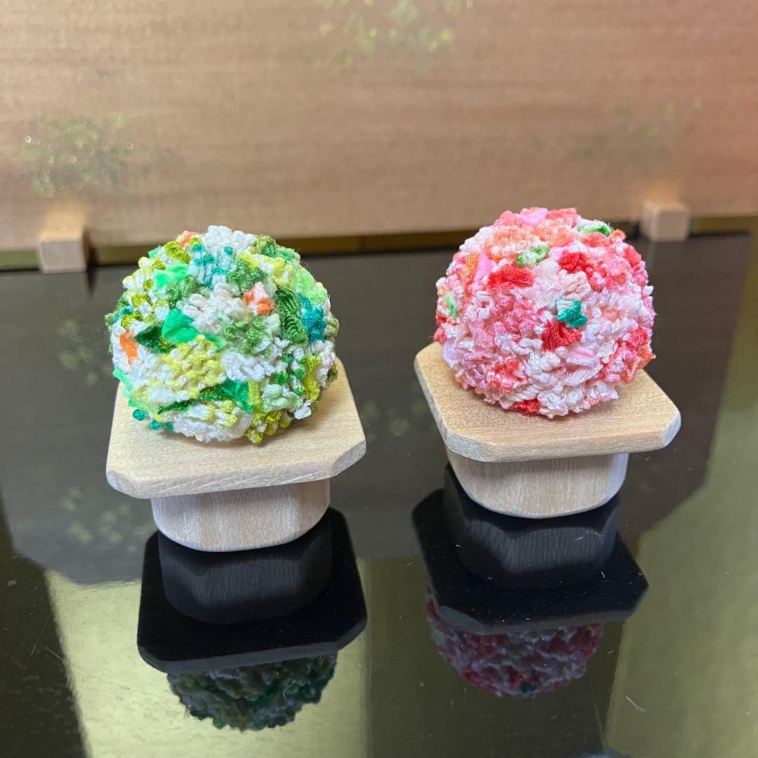 雛人形　人形作家　山森佳子作　わらべ雛　木彫彩色雛人形