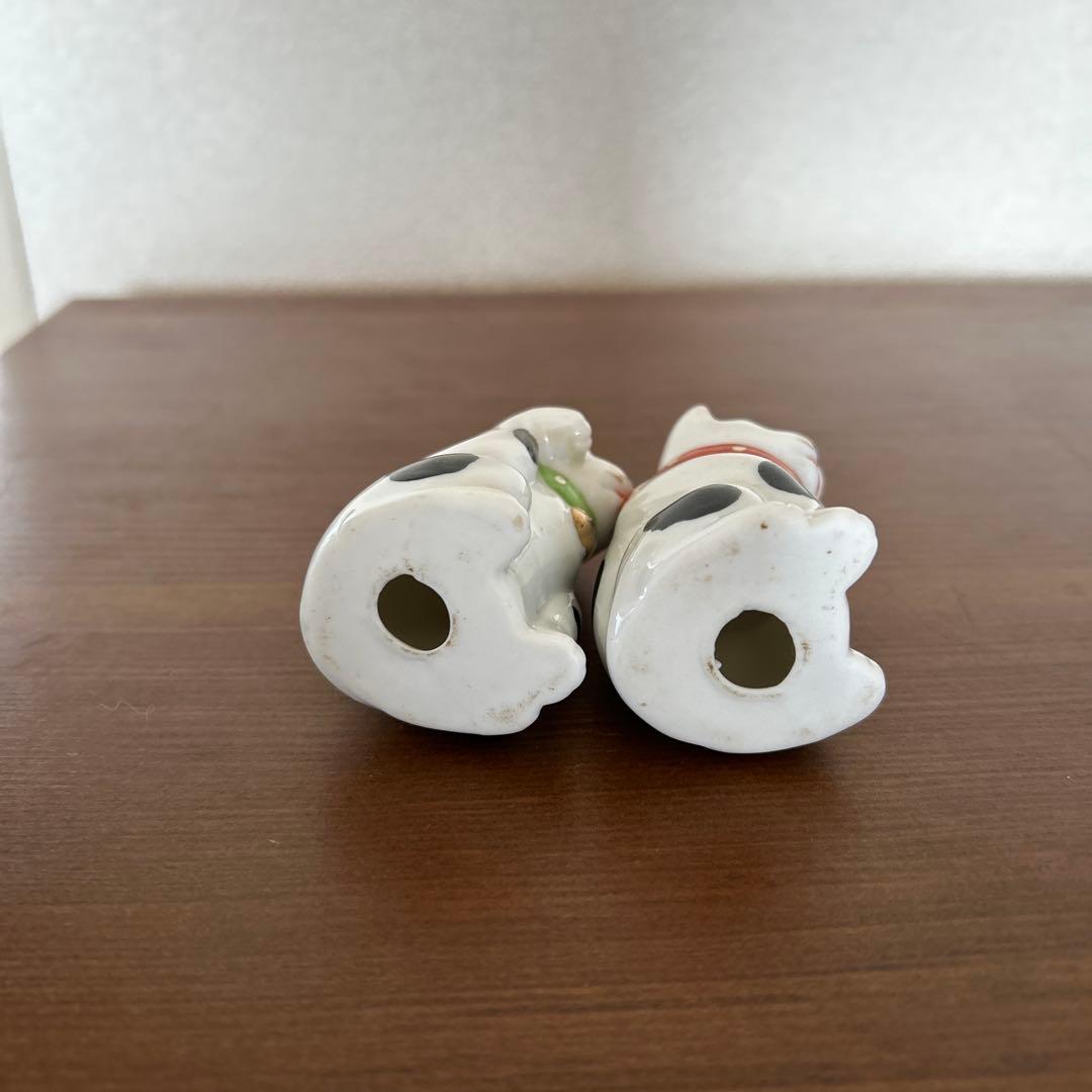 希少　骨董品　小さい招き猫2体