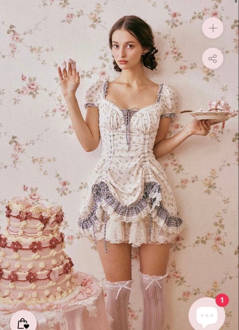 Lacemade レースメイドミニドレス