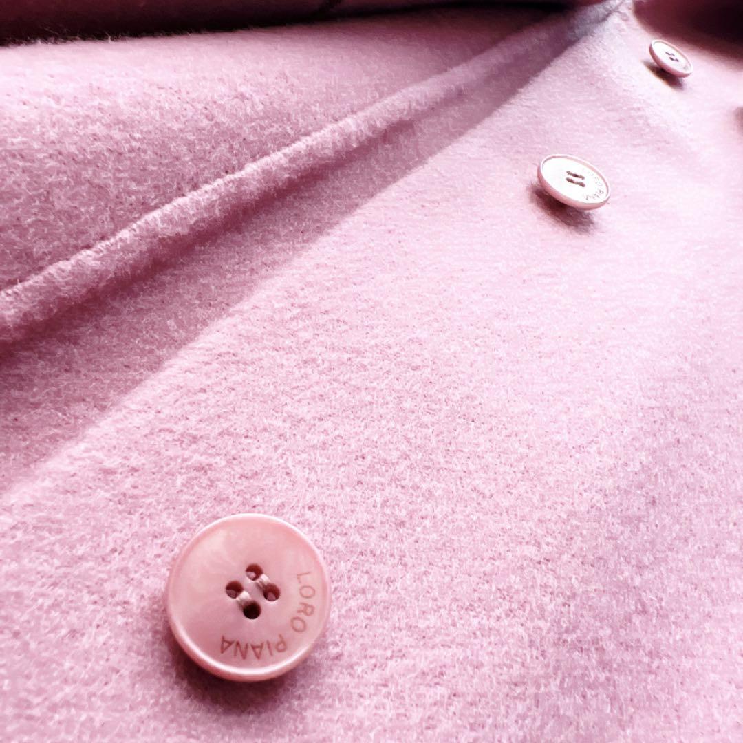 極美品　loropiana ロロピアーナ ダブルフェイス　カシミヤ　コート