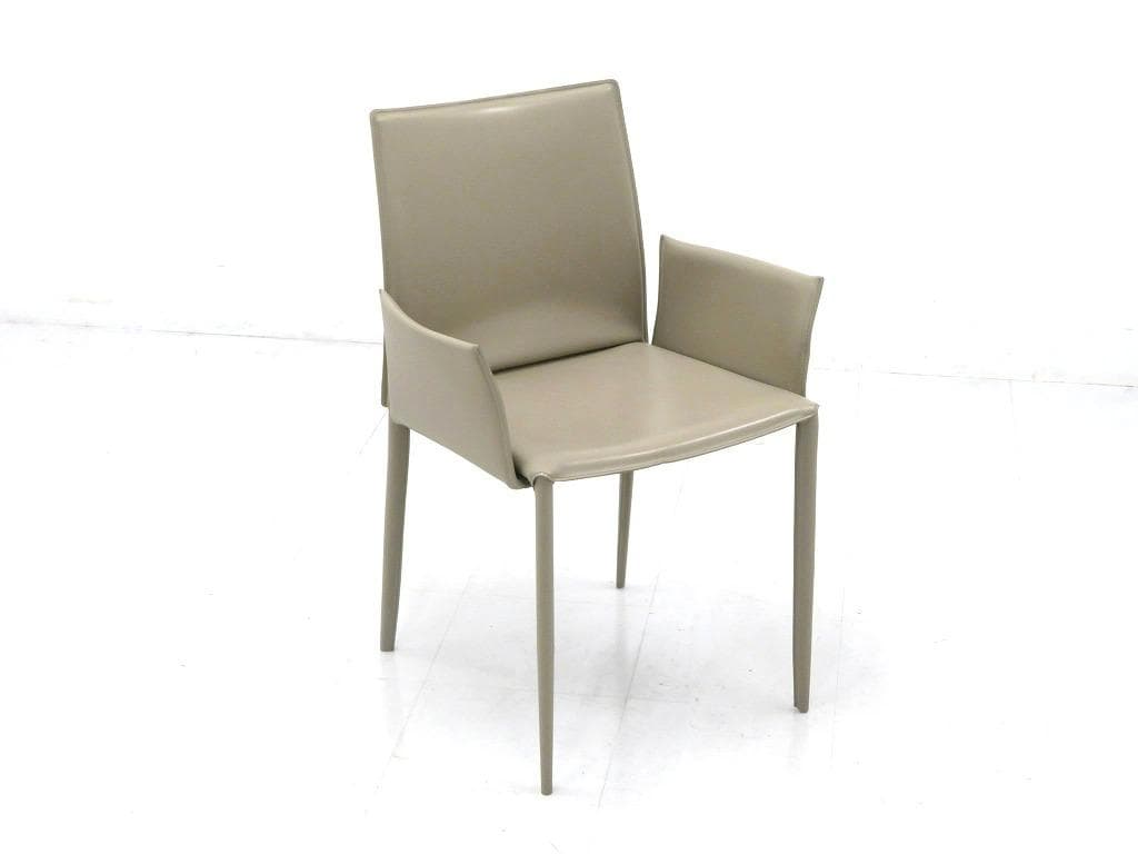 展示品　イタリア　ボンテンピ　総本革　レザー　チェア　モダン　高級